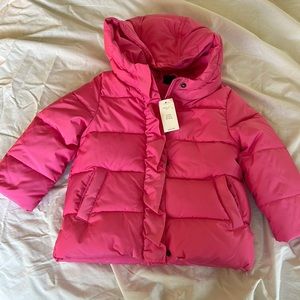 Gap puffer primaloft size 3T pink